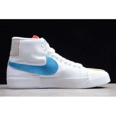 Nike Sb Blazer Mid Edge Hack Pack Aqua Açık Turkuaz / Yeşil Kaykay Ayakkabı Türkiye - MD77V4Y4